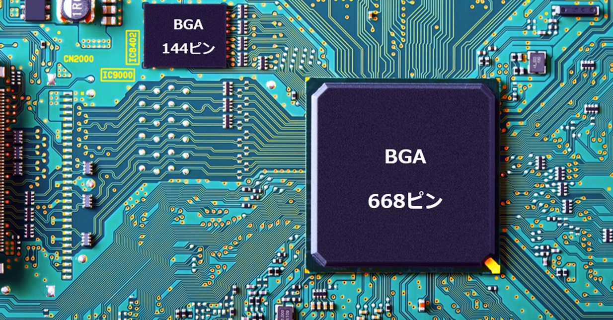 BGA実装基板のイメージ写真